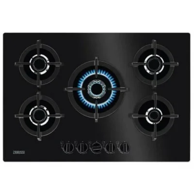 כיריים גז זכוכית Zanussi ZGO78520BA שחור זנוסי