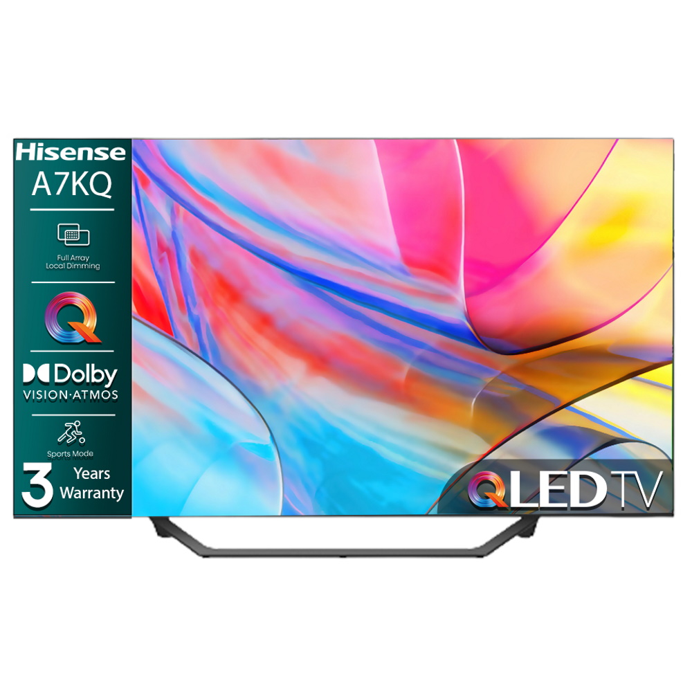 טלוויזיה חכמה 65" Hisense QLED הייסנס 65A7KQ