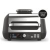 נינג'ה גריל חשמלי פאנל הפעלה בעברית Ninja נינג'ה Grill MAX PRO AG653