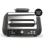 נינג'ה גריל חשמלי פאנל הפעלה בעברית Ninja נינג'ה Grill MAX PRO AG653