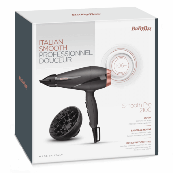 מייבש שיער כולל דיפיוזר Babyliss בייביליס BA6709DILE
