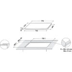כיריים אינדוקציה 4 אזורי בישול Bauknecht באוקנכט AFSNE CTAC8780