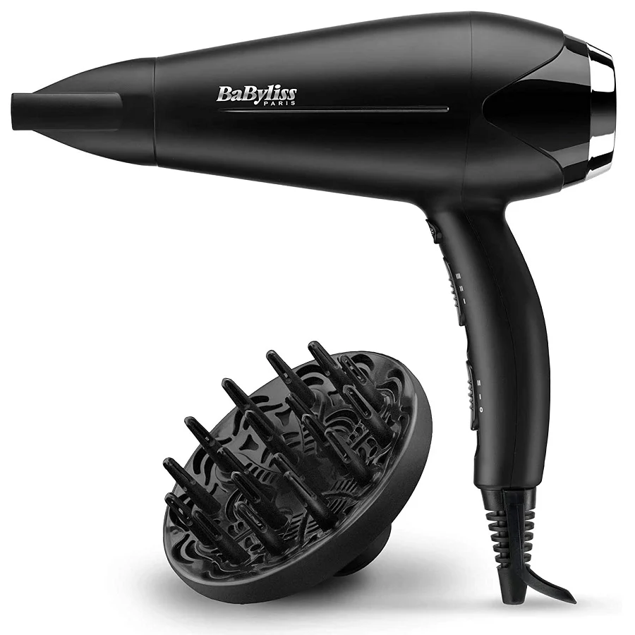 מייבש שיער כולל דיפיוזר Babyliss בייביליס 2200 D572DE
