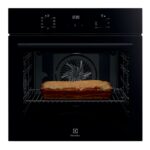 תנור EOH7427K Electrolux זכוכית שחורה אלקטרולוקס
