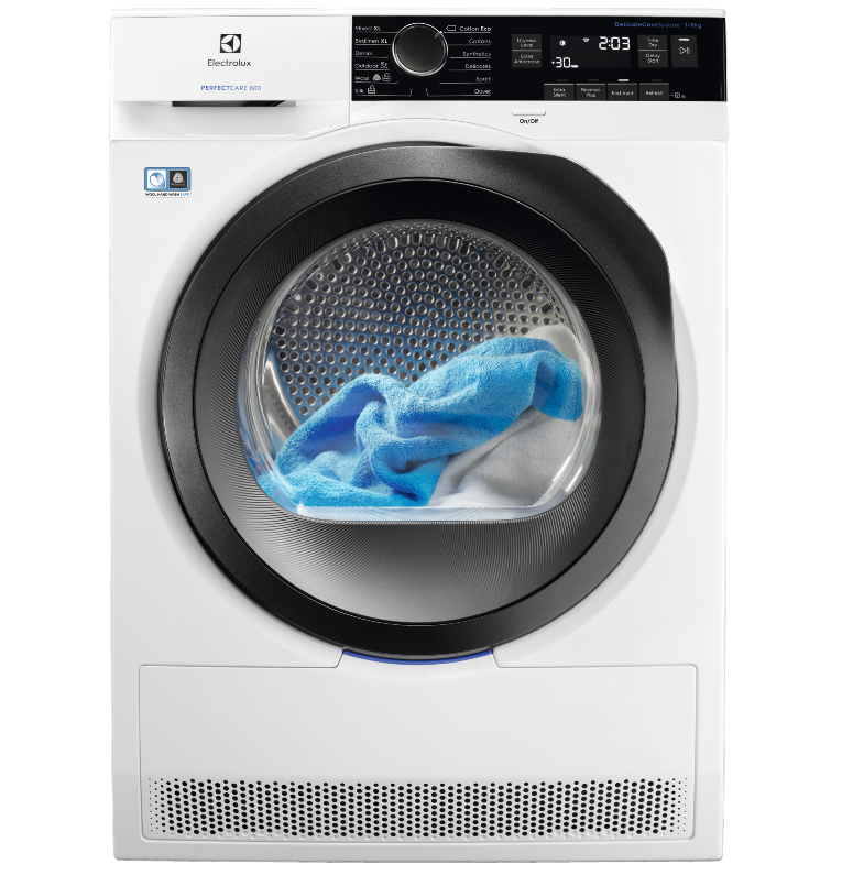 מייבש כביסה 9 ק"ג משאבת חום EW8H2966TBM אלקטרולוקס Electrolux