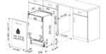 מדיח כלים אינטגרלי צר GRUNDIG גרונדיג GSVP2150Q