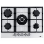 כיריים גז 5 להבות Ly Vent ליונט HOT679 לבן