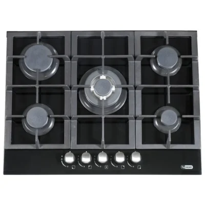 כיריים גז 5 להבות Ly Vent ליונט HOT679 שחור