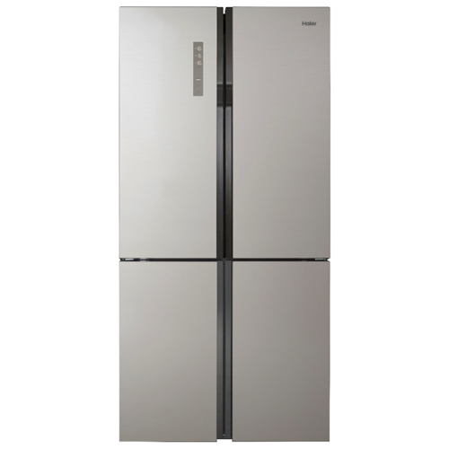 מקרר 4 דלתות Haier HRF6200FSS האייר זכוכית שחורה