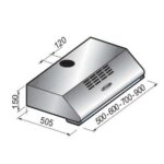 קולט אדים 90 ס"מ LY VENT לי-ונט LV837/90