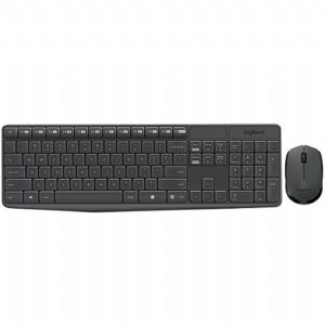 סט מקלדת ועכבר אלחוטיים LOGITECH לוגיטק MK235