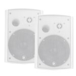 זוג רמקולים מוגברים Pure Acoustics פיור אקוסטיקס OB523 לבן
