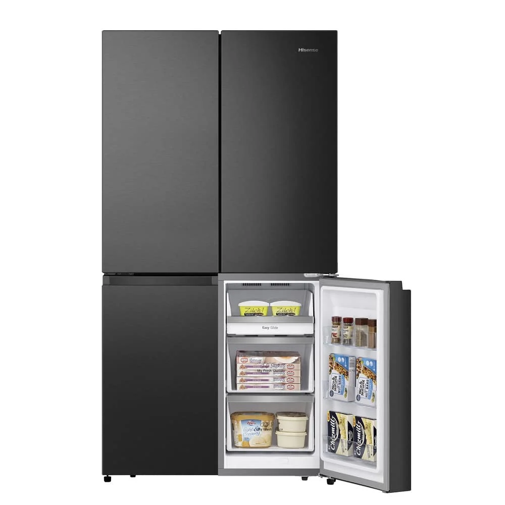 מקרר 4 דלתות Hisense הייסנס RQ72BK נירוסטה מושחרת