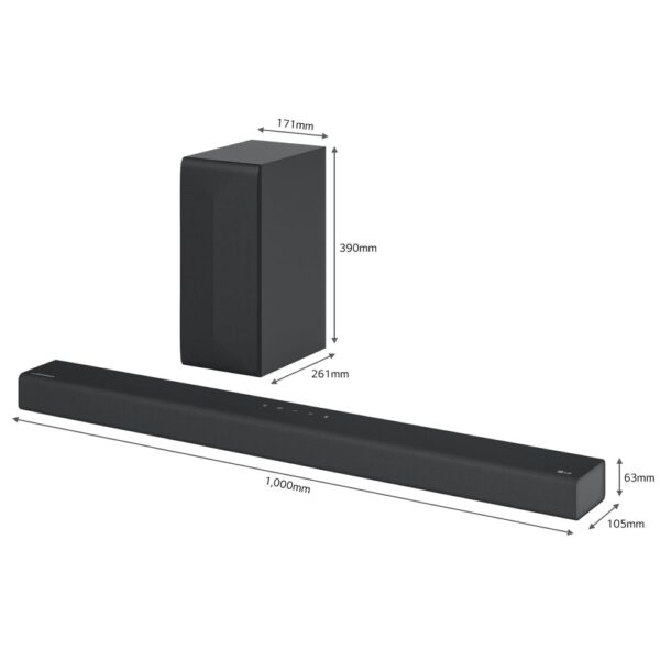 מקרן קול 3.1 ערוצים כולל סאב אלחוטי LG 420W אל ג'י S65Q