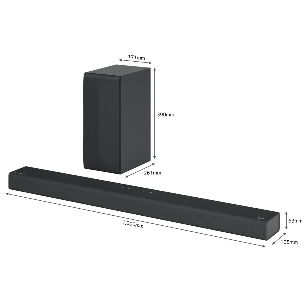 מקרן קול 3.1 ערוצים כולל סאב אלחוטי LG 420W אל ג'י S65Q