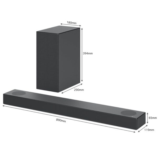 מקרן קול 3.1.2 ערוצים Dolby Atmos LG 380W אל ג'י S75Q
