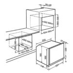 תנור בנוי SMEG סמאג SF6101TVS1