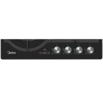 כיריים גז 4 להבות זכוכית כולל טיימר דיגיטלי Midea מידאה 60GH096 6736