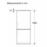 מקרר מקפיא תחתון 321 ליטר Siemens KG36NXXDF סימנס