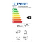 מדיח כלים רחב חכם Midea מידאה WQP14W7633CB שחור 6465