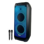 בידורית ניידת 3000W עם 2 מיקרופונים אלחוטיים DOME דום CLUB280