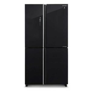 מקרר 4 דלתות SJ8590BK זכוכית שחורה שארפ Sharp