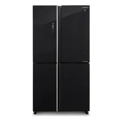 מקרר 4 דלתות SJ8590BK זכוכית שחורה שארפ Sharp
