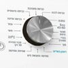 מכונת כביסה חזית 8 ק"ג Whirlpool FFB8258BVIL AABV ווירפול
