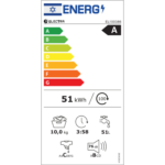 מכונת כביסה חזית 10 ק"ג Electra EL100386 אלקטרה צבע שחור