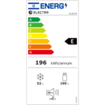 מקרר מקפיא עליון 247 ליטר Electra EL267N אלקטרה גימור נירוסטה
