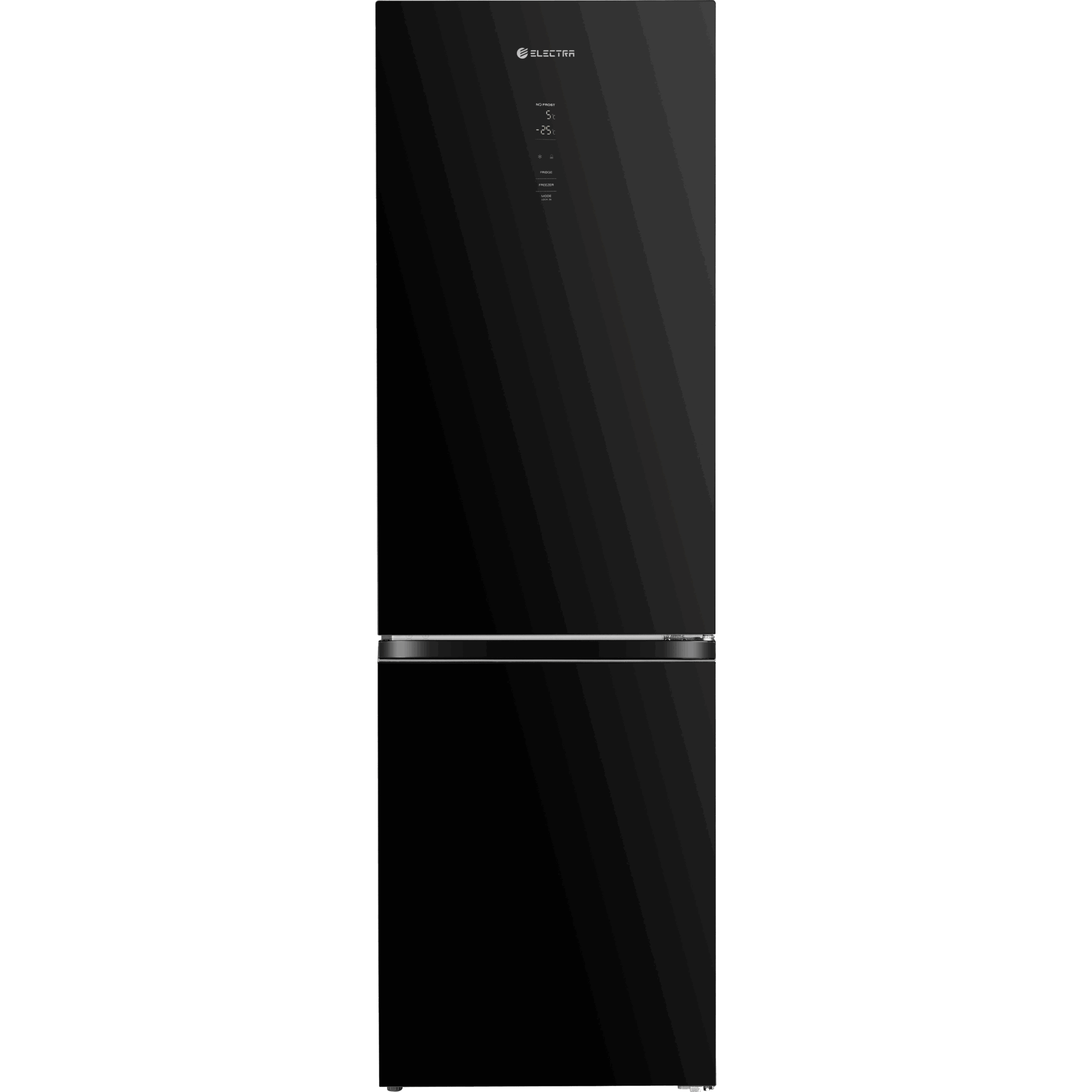 מקרר מקפיא תחתון 347 ליטר Electra EL47GBL זכוכית שחורה
