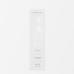 מקרר מקפיא תחתון 347 ליטר Electra EL47GW גימור זכוכית לבנה