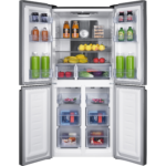 מקרר 4 דלתות 421 ליטר Electra EL486GBL אלקטרה זכוכית שחורה