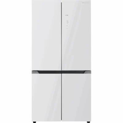 מקרר 4 דלתות  בעומק 60 ס"מ (קו-אפס) Electra EL560GW אלקטרה זכוכית לבנה