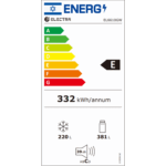 מקרר 4 דלתות 601 ליטר Electra EL6610GW אלקטרה עם מפסק שבת גימור זכוכית לבנה