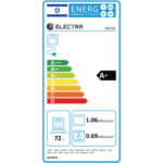 תנור בנוי 72 ליטר Electra 100136 אלקטרה צבע שחור