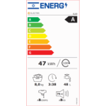 מכונת כביסה חזית 8 ק"ג Electra EL80 אלקטרה
