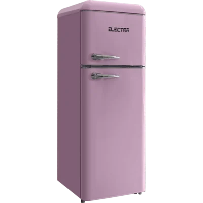 מקרר מקפיא עליון רטרו 208 ליטר Electra ELR210P אלקטרה ורוד