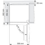 מקרר מקפיא תחתון 363 ליטר Gorenje גורנייה HY-NRK6202AXL4 בודד