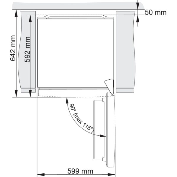 מקרר מקפיא תחתון 363 ליטר Gorenje גורנייה HY-NRK6202AXL4 בודד