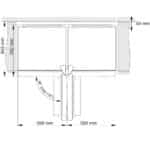 מקרר 4 דלתות 706 ליטר Gorenje גורנייה HYNRK6202AXL4