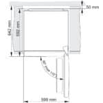 מקרר 4 דלתות 706 ליטר Gorenje גורנייה HY-NRK6201SYBK