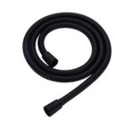 צינור ספירלה לאמבטיה ספלאש splash בצבע שחור m238150