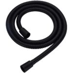 צינור ספירלה לאמבטיה ספלאש splash בצבע שחור m238150