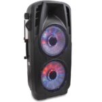 בידורית ניידת מוגברת 12" כולל תאורה ושלט Pure Acoustics פיור אקוסטיקס MX212500