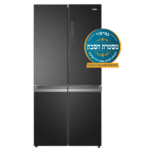 מקרר 4 דלתות Haier HRF7100FB האייר זכוכית שחורה