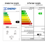 מקרר מקפיא עליון 347 ליטר Haier HNF395SS האייר נירוסטה