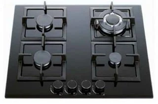 כיריים גז זכוכית BLACKPUNT בלאקפונט BL613BK