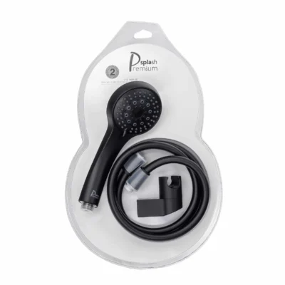 סט רחצה 5 מצבי זרימה SPLASH PREMIUM ספלאש פרמיום בצבע שחור sp2716b