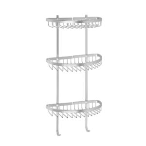 מדף אמבטיה ישר טריפל אלומיניום